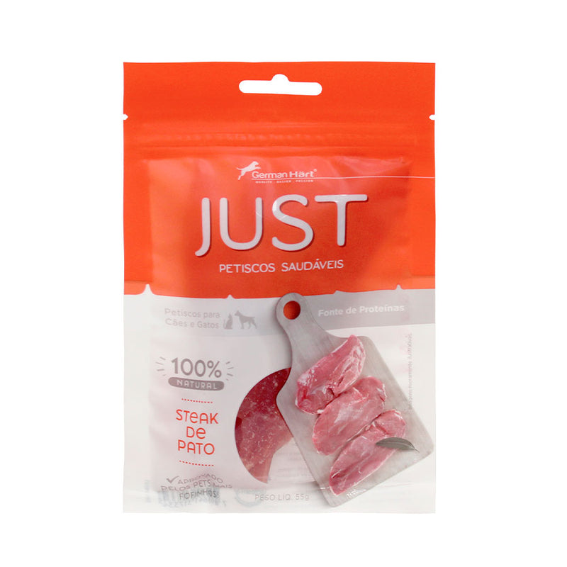 Petisco Just Steak de Pato | Cães e Gatos 55g
