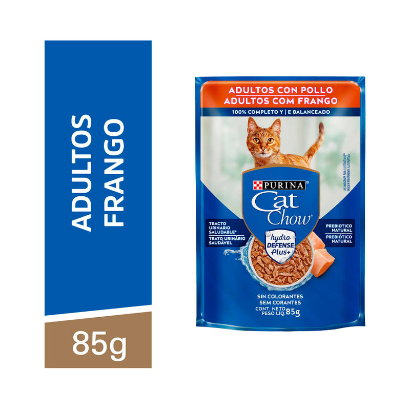Ração Úmida Cat Chow Gatos | Sabor Frango 85g