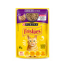 Ração Úmida Friskies Sachê Gatos | Sabor Cordeio ao Molho 85g