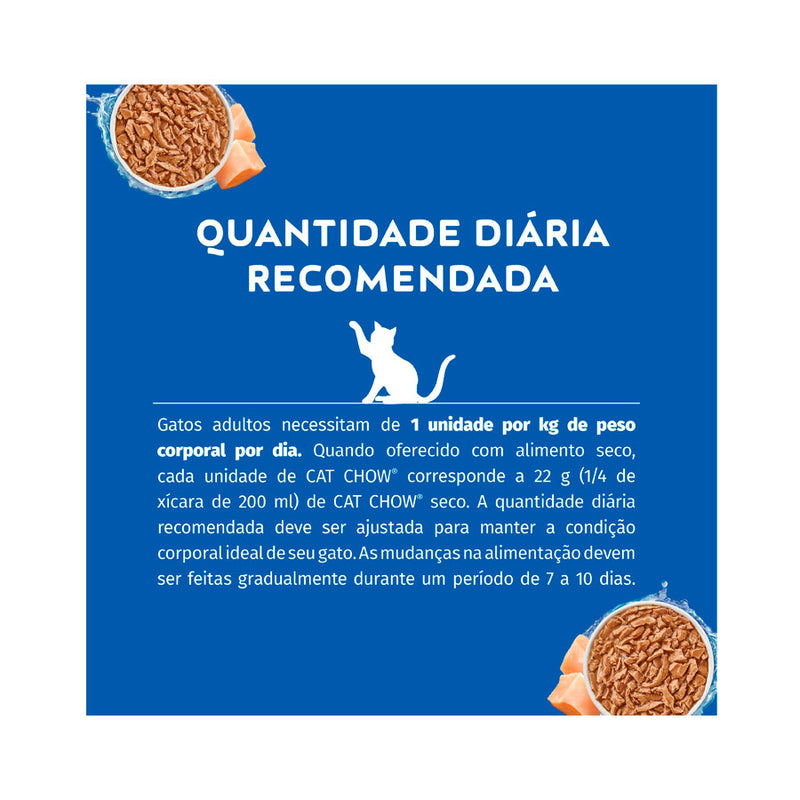 Ração Úmida Cat Chow Gatos | Sabor Frango 85g