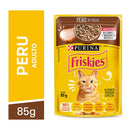 Ração Úmida Friskies Sachê Gatos | Sabor Peru ao Molho 85g