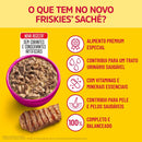 Ração Úmida Friskies Sachê Gatos | Sabor Carne ao Molho 85g
