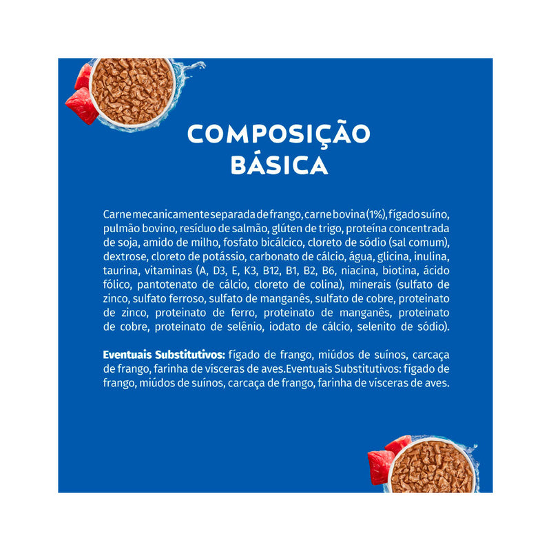 Ração Úmida Cat Chow Gatos Castrados | Sabor Carne 85g