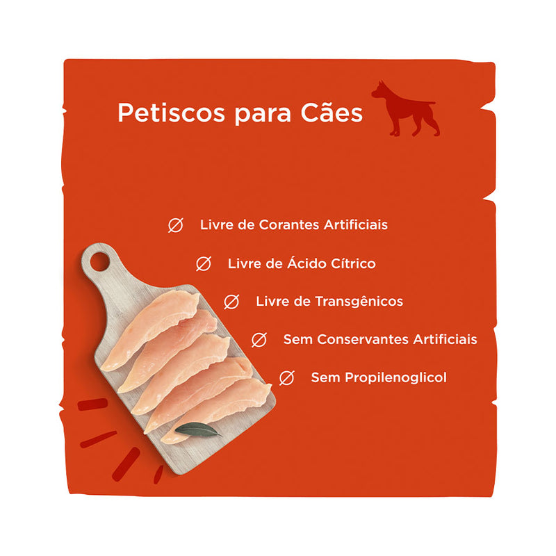 Petisco Just Steak de Frango | Cães e Gatos 55g
