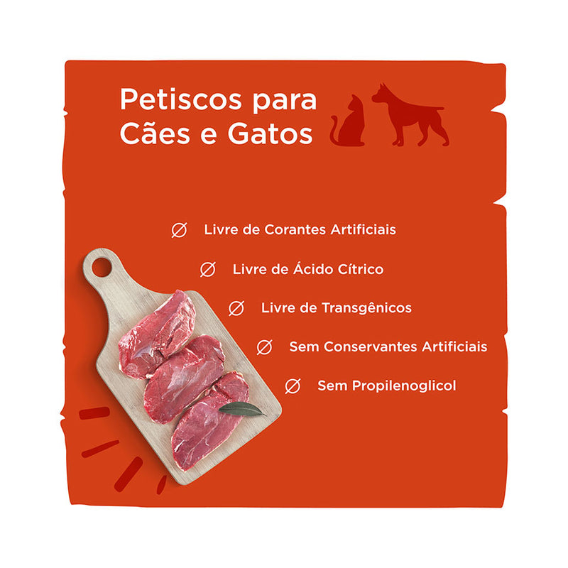Petisco Just Steak de Pato | Cães e Gatos 55g