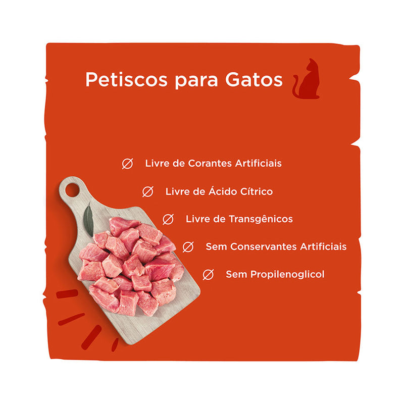 Petisco Just Cubos de Pato | Cães e Gatos 55g