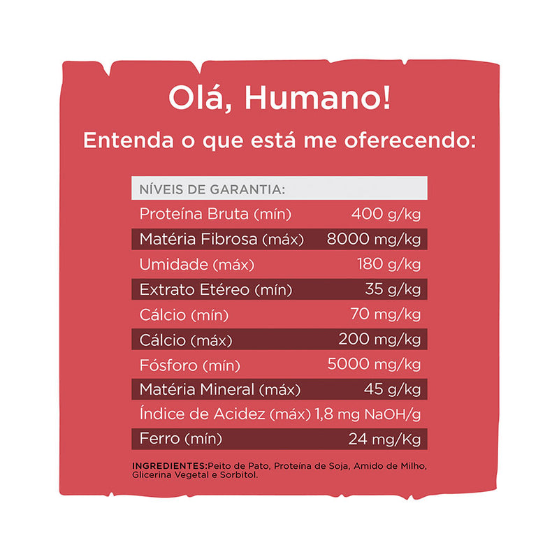 Petisco Just Steak de Pato | Cães e Gatos 55g