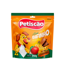 Bifinho Snack Petiscão para Cães - 250g | Sabor Fruta Banana, Maçã e Aveia