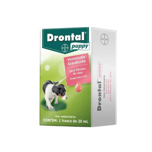 Vermífugo Drontal Puppy Para Filhotes Frasco - 20ml Elanco