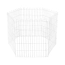 Cercado Bragança Branco com 6 módulos | Para cães