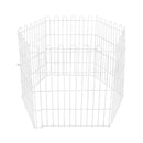 Cercado Bragança Branco com 6 módulos | Para cães