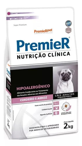 Ração Premier Super Premium Hipoalergênico - 2kg | Sabor cordeiro e arroz