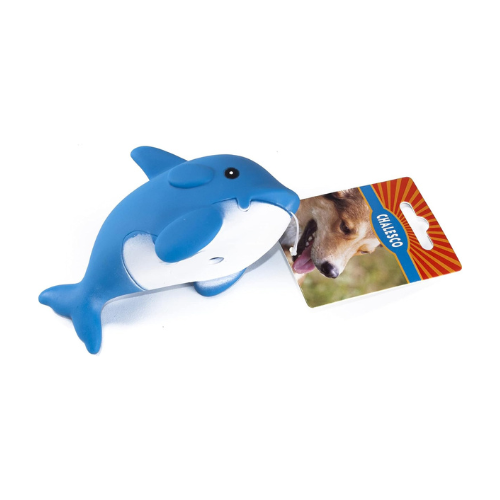 Brinquedo Golfinho | Mordedor Com Som Para Cães - Chalesco