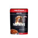 Ração Úmida Nutrive Sache Cães Adultos - 85g | Sabor Frango Arroz e Ábobora