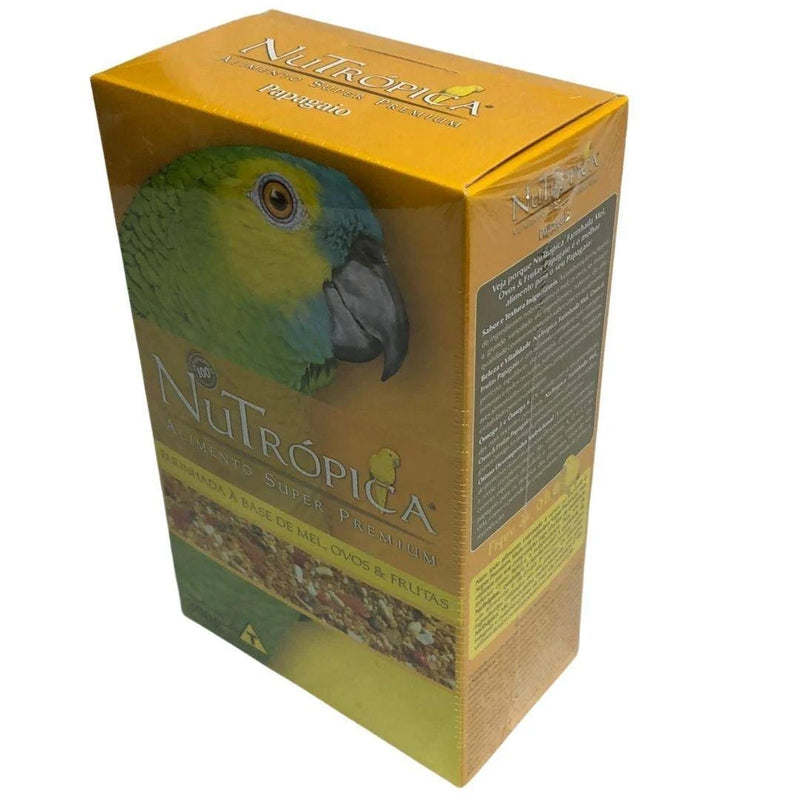 Nutrópica para Papagaio - 300g | Base de Mel, Ovos e Frutas