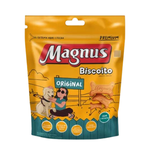 Biscoito Para Cães Cachorro Orignal - 400g | Magnus Crocante Premium