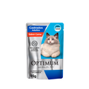Ração Úmida Optimum Sachê Gatos Castrados | Sabor Salmão e Carne 85g