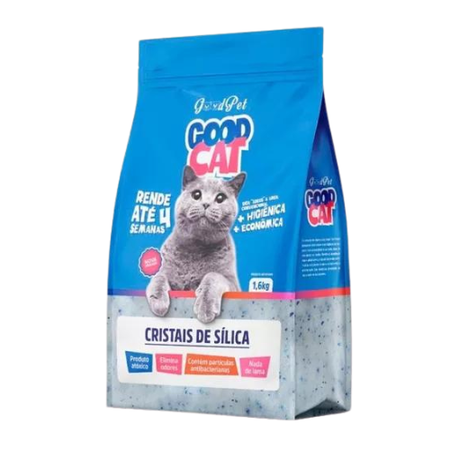 Granulado Good Cat Cristais Sílica - 1.6kg | Areia para gatos