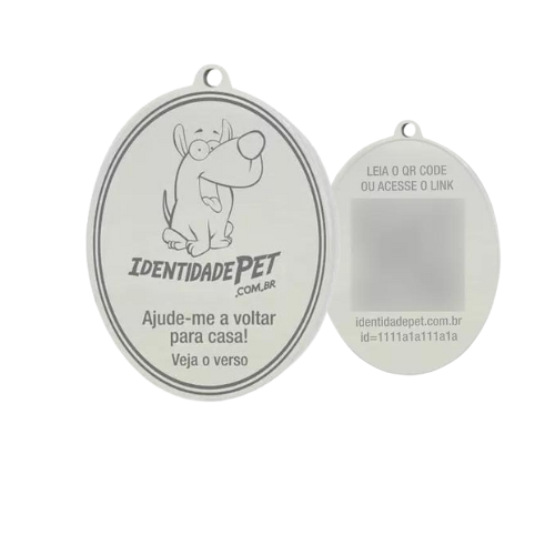 Tag de Identificação Pet - Localização por QR CODE