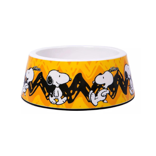 Comedouro Snoopy Charlie Brown - Amarelo M | 16cm X 6cm 450ml
