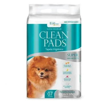 Tapete Higiênico Clean Pads - 7 unidades | 80x60cm