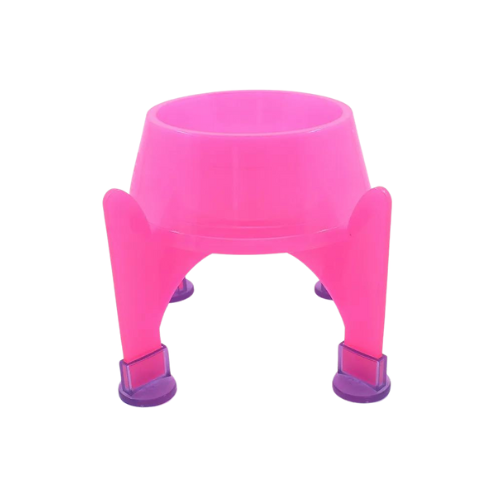 Comedouro Lilo Pet Com Suporte - Tamanho P | Rosa