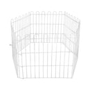 Cercado Bragança Branco com 6 módulos | Para cães