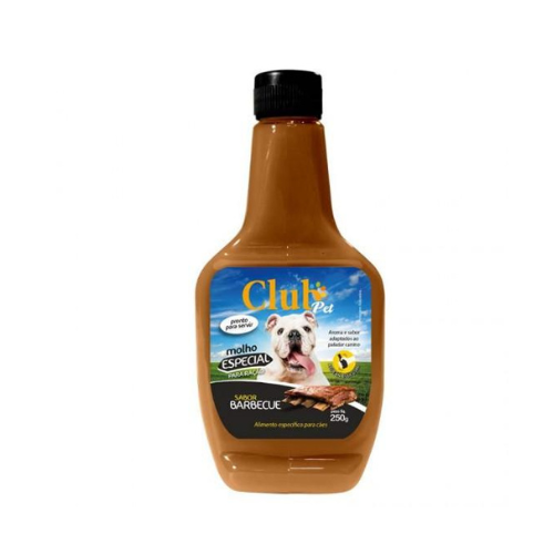 Molho Especial para ração Club Pet - 250g | Sabor Barbecue