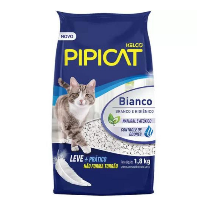 Granulado PipiCat Bianco - 1.8kg | Areia Gatos