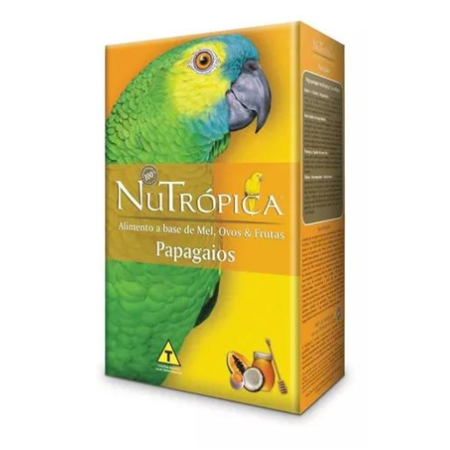 Nutrópica para Papagaio - 300g | Base de Mel, Ovos e Frutas