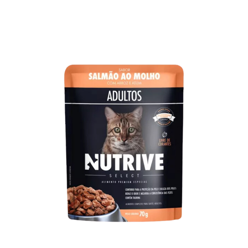 Ração Úmida Nutrive Select | Salmão ao Molho 70g
