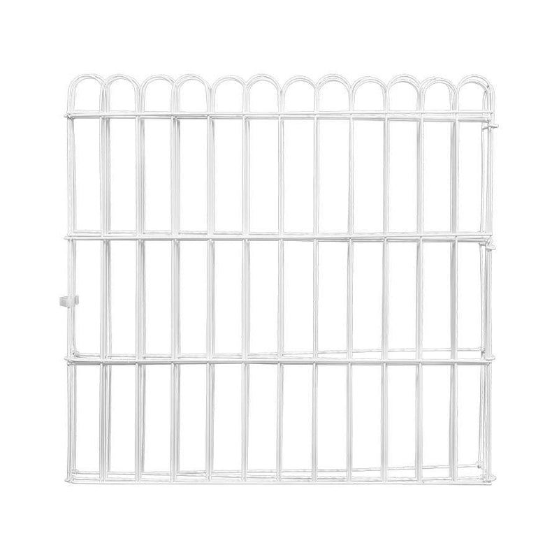 Cercado Bragança Branco com 6 módulos | Para cães