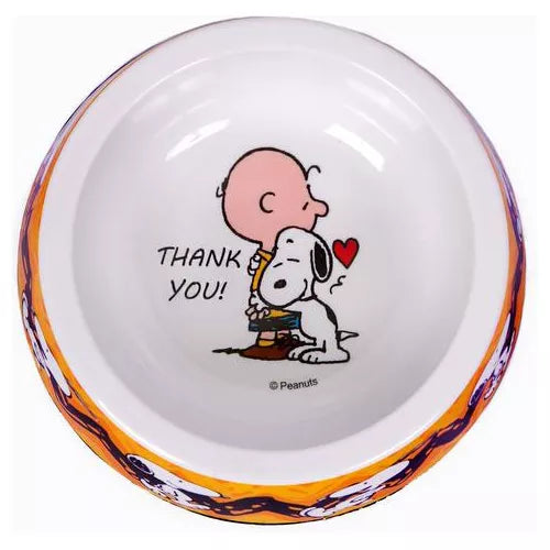 Comedouro Snoopy Charlie Brown - Amarelo M | 16cm X 6cm 450ml