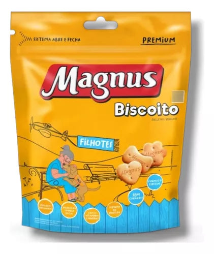 Biscoitos Para Cachorros Filhote - 250g |  Magnus Crocante