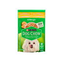 Ração Úmida Dog Chow Cães Mini e Pequenos - 100g | Sabor Frango, Carne e Salmao