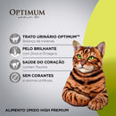 Ração Úmida Optimum Sachê Gatos Adultos | Sabor Carne e Salmão 85 g