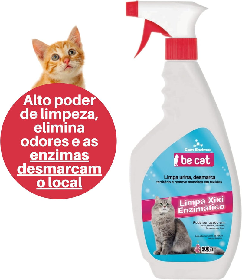 Spray Limpa Xixi Enzimático - 500ml | Be Cat