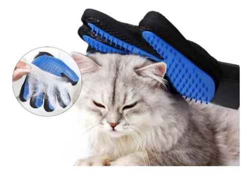 Luva Escova NanoMagnética - Javick | Tira pelos dos cães e gatos