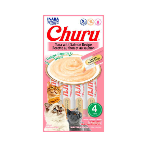 Petisco Purê Churu 4 Unidades - 56g | Diversos Sabores
