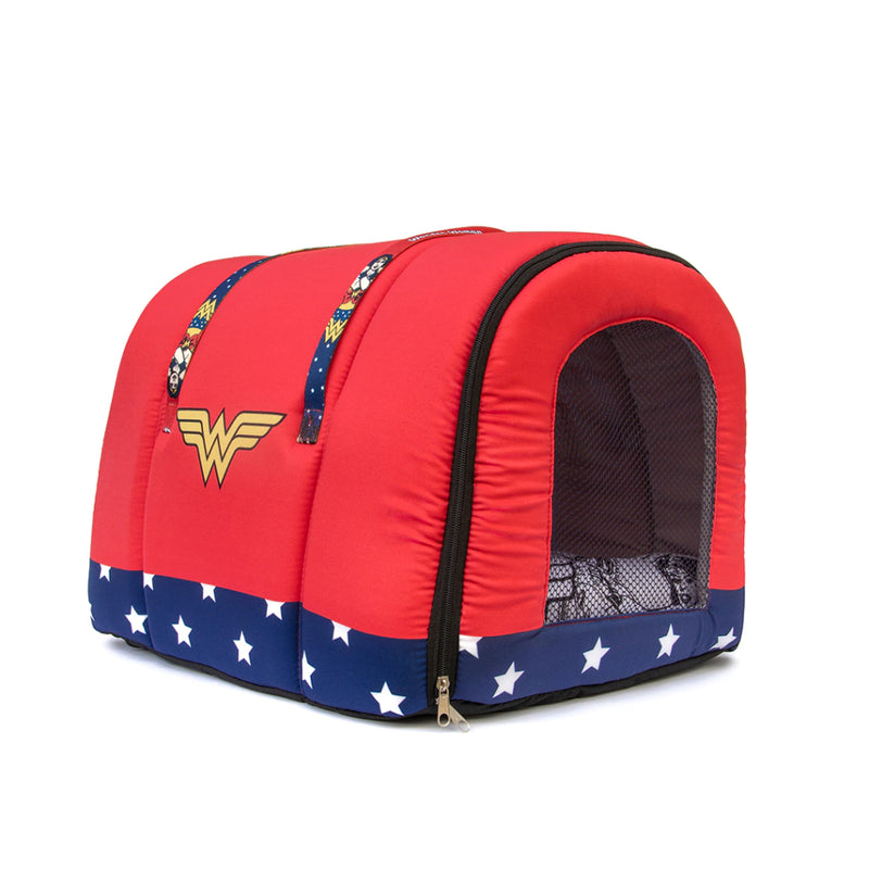 Bolsa para Transporte Cães e Gatos - Mulher Maravilha | Até 10kg