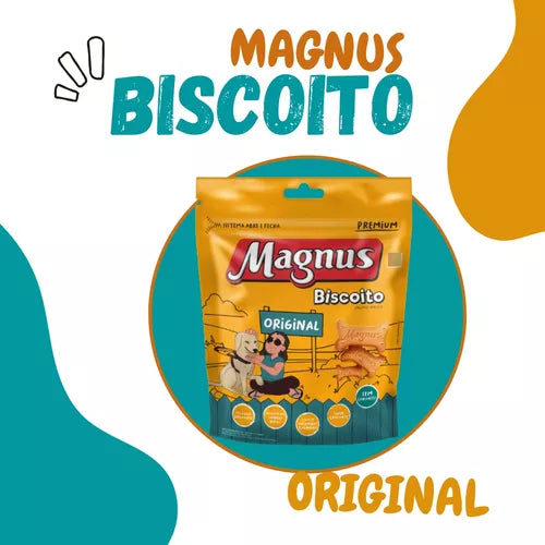 Biscoito Para Cães Cachorro Orignal - 400g | Magnus Crocante Premium
