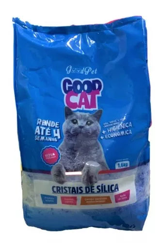 Granulado Good Cat Cristais Sílica - 1.6kg | Areia para gatos