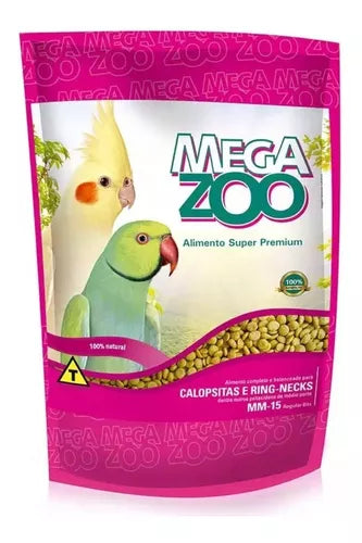 Ração Megazoo Extrusada RingNeck - 300g | Calopsita mm15