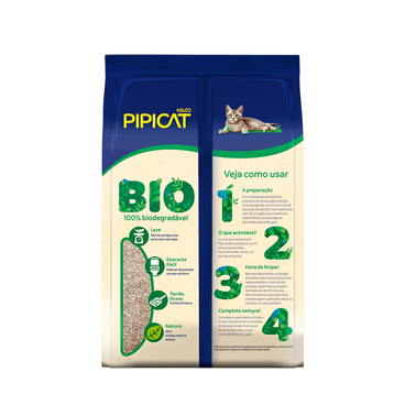 Granulado Pipicat Biodegradável - 1.8kg | Areia Gatos