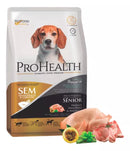 Ração Pro Health Raças Pequenas Senior - 1.0kg | Sabor Frango, Erva-Doce & Maracujá