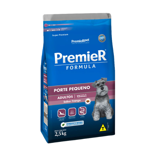 Ração Premier Formula Adultos Porte Pequeno - 1.0kg e 2.5kg | Sabor Frango
