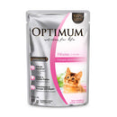 Ração Úmida Optimum Sachê Gatos Filhotes | Sabor Frango 85g
