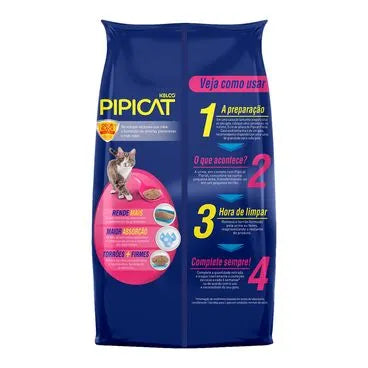 Granulado PipiCat Floral - 4.0kg | Areia Gatos