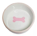 Tigela Porcelana P/ Cães - 400ml e 700ml | Pet Princess Rosa