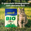 Granulado Pipicat Biodegradável - 1.8kg | Areia Gatos
